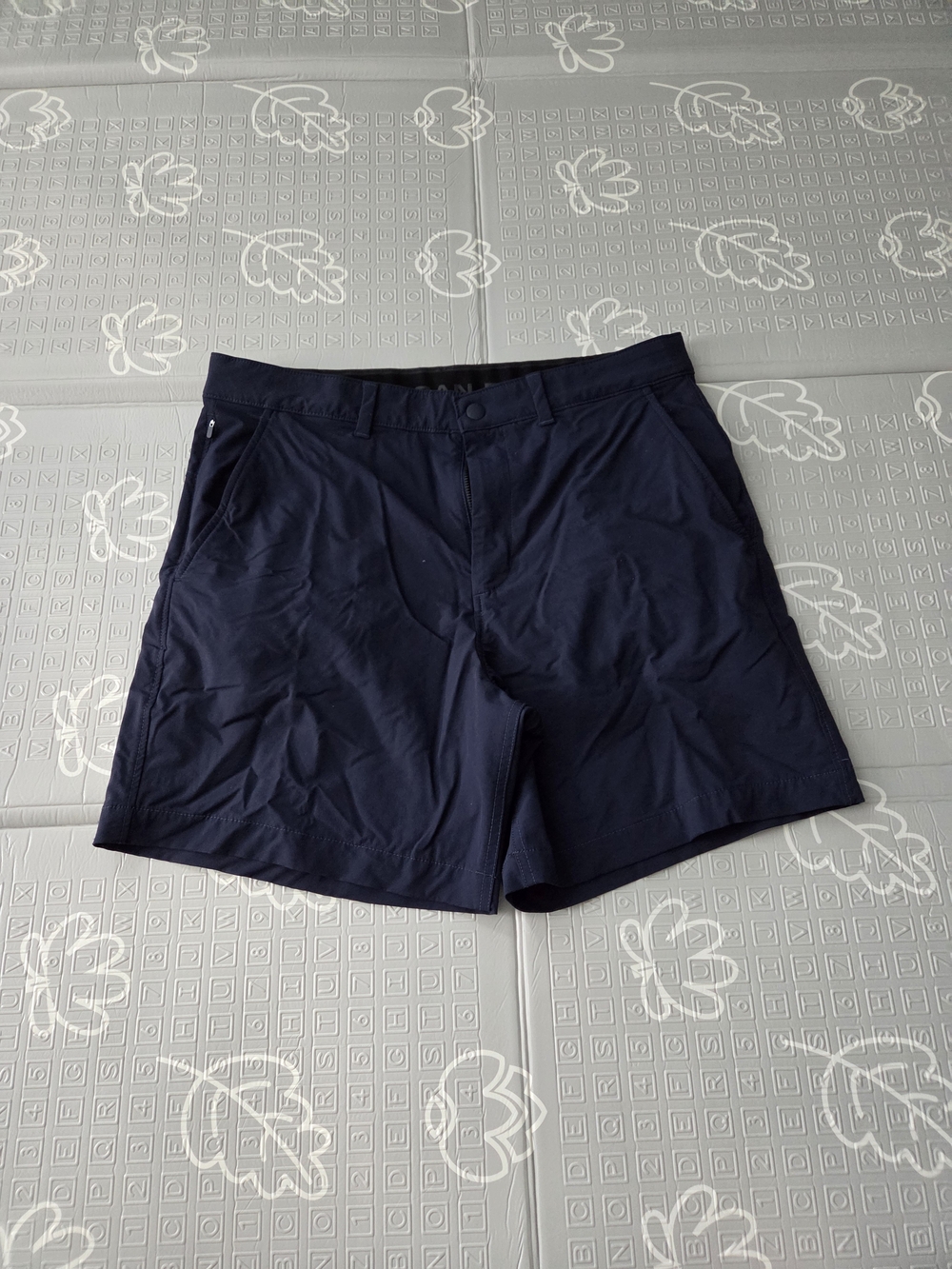 American Eagle Mens Classic Fit Active Golf Shorts Navy Size 31